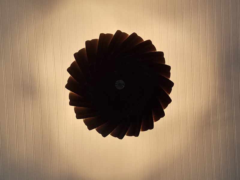 Galvanized Rusty Vent Chandelier