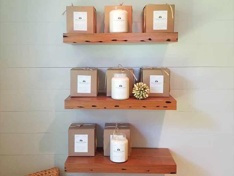 Reclaimed Floating Shelves